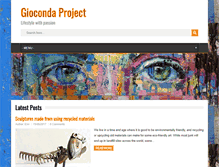 Tablet Screenshot of giocondaproject.com